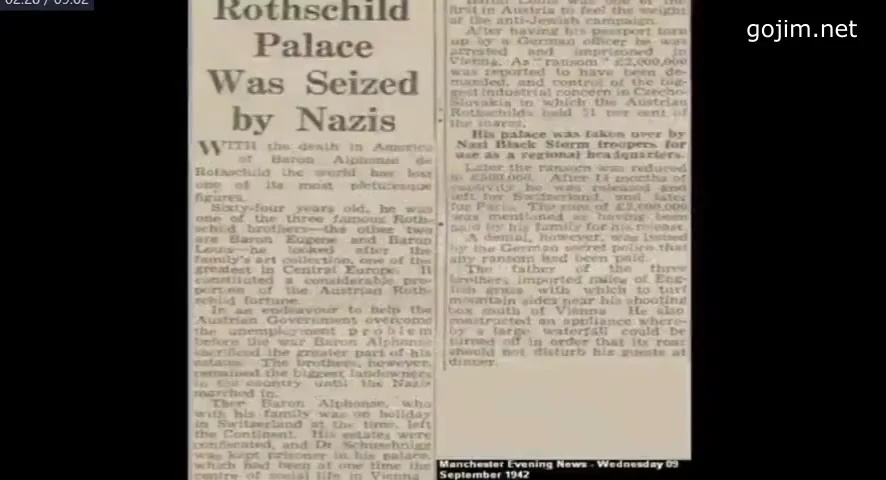 nacisté se zbavili rothschildů